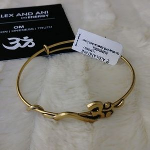 ALEX AND ANI Om Wrap Bangle Bracelet